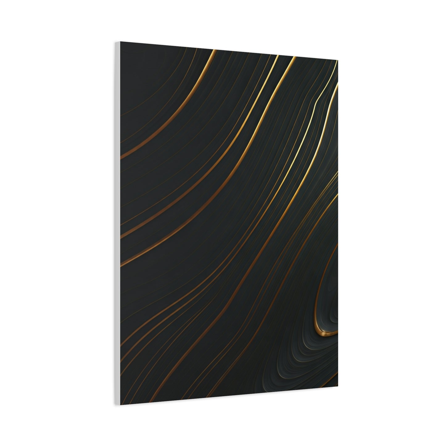 Golden Trace Minimalist Wall Art & Canvas Prints