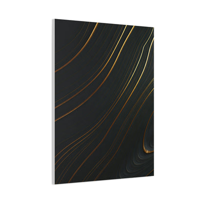 Golden Trace Minimalist Wall Art & Canvas Prints