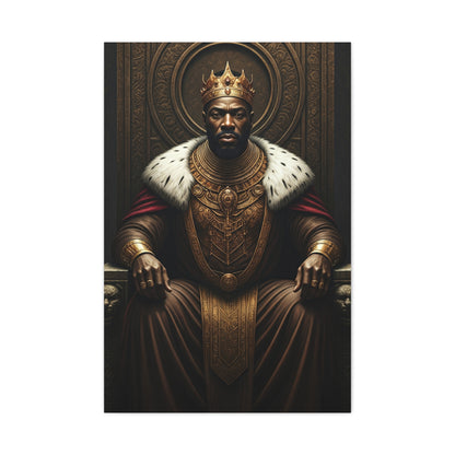 Golden Sovereign King Portrait Wall Art & Canvas Prints