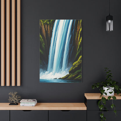 Tall Cascading Waterfall Wall Art & Canvas Prints