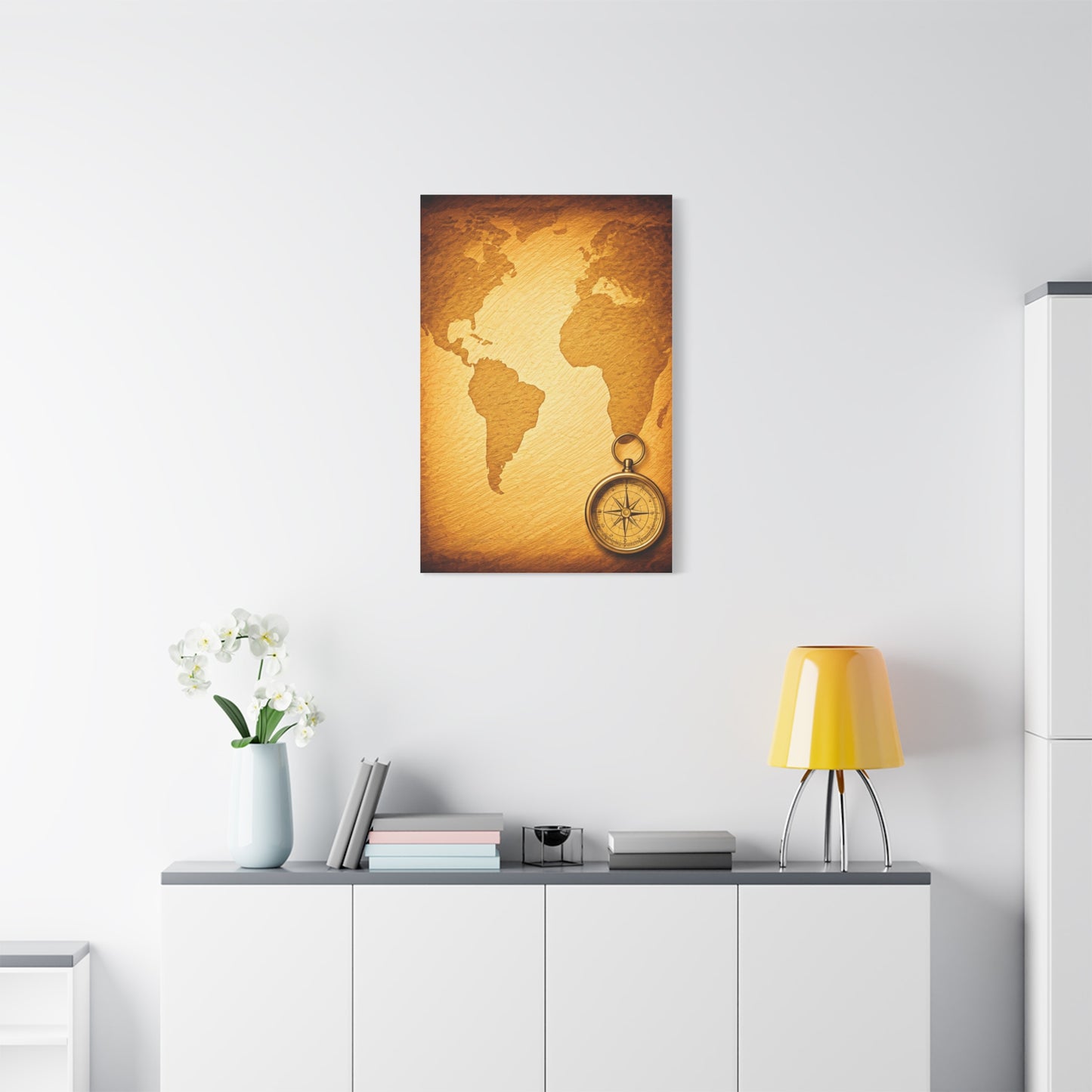 Compass Adventure World Map Wall Art & Canvas Prints