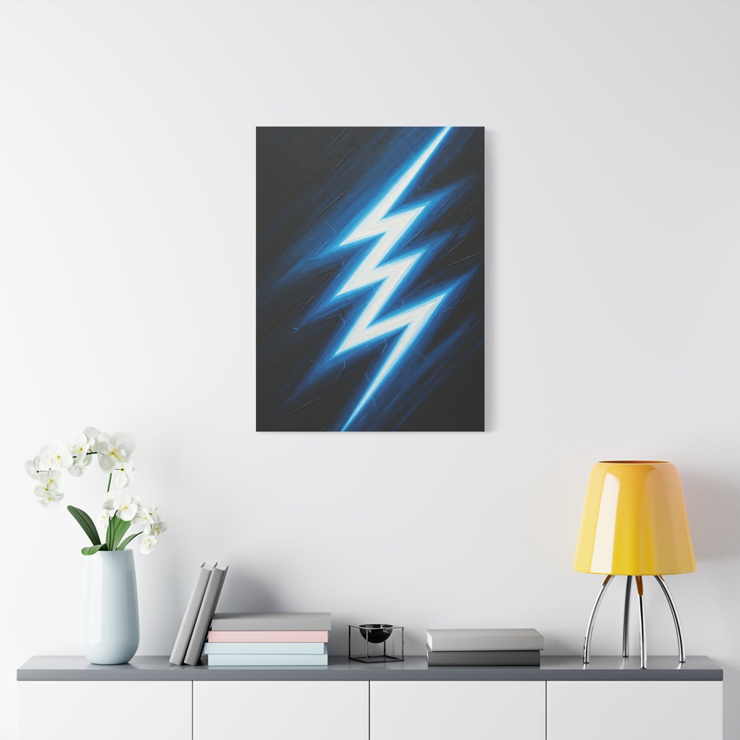 Electric Lightning Strike Abstract Wall Art & Canvas Prints