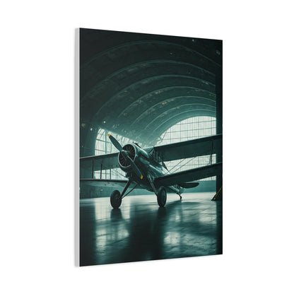 Modern Hangar Aircraft Silence Wall Art & Canvas Prints