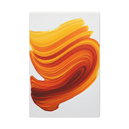 Solar Flame Flow Abstract Wall Art & Canvas Prints
