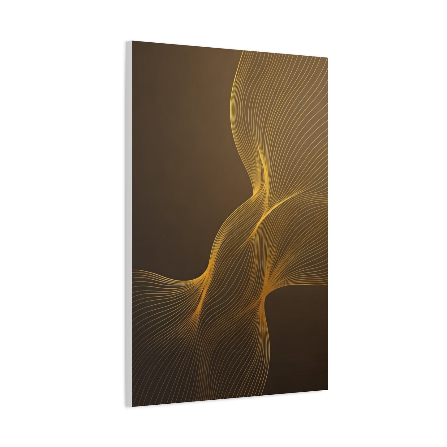 Golden Flow Light Abstract Wall Art & Canvas Prints