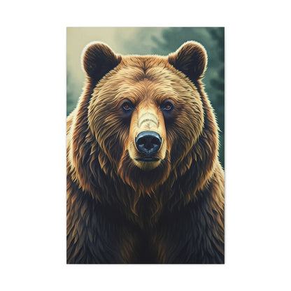 Grizzly Bear Profile Study Wall Art & Canvas Prints