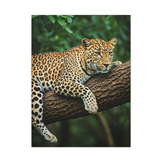 Leopard Resting in Jungle Canopy Wall Art & Canvas Prints