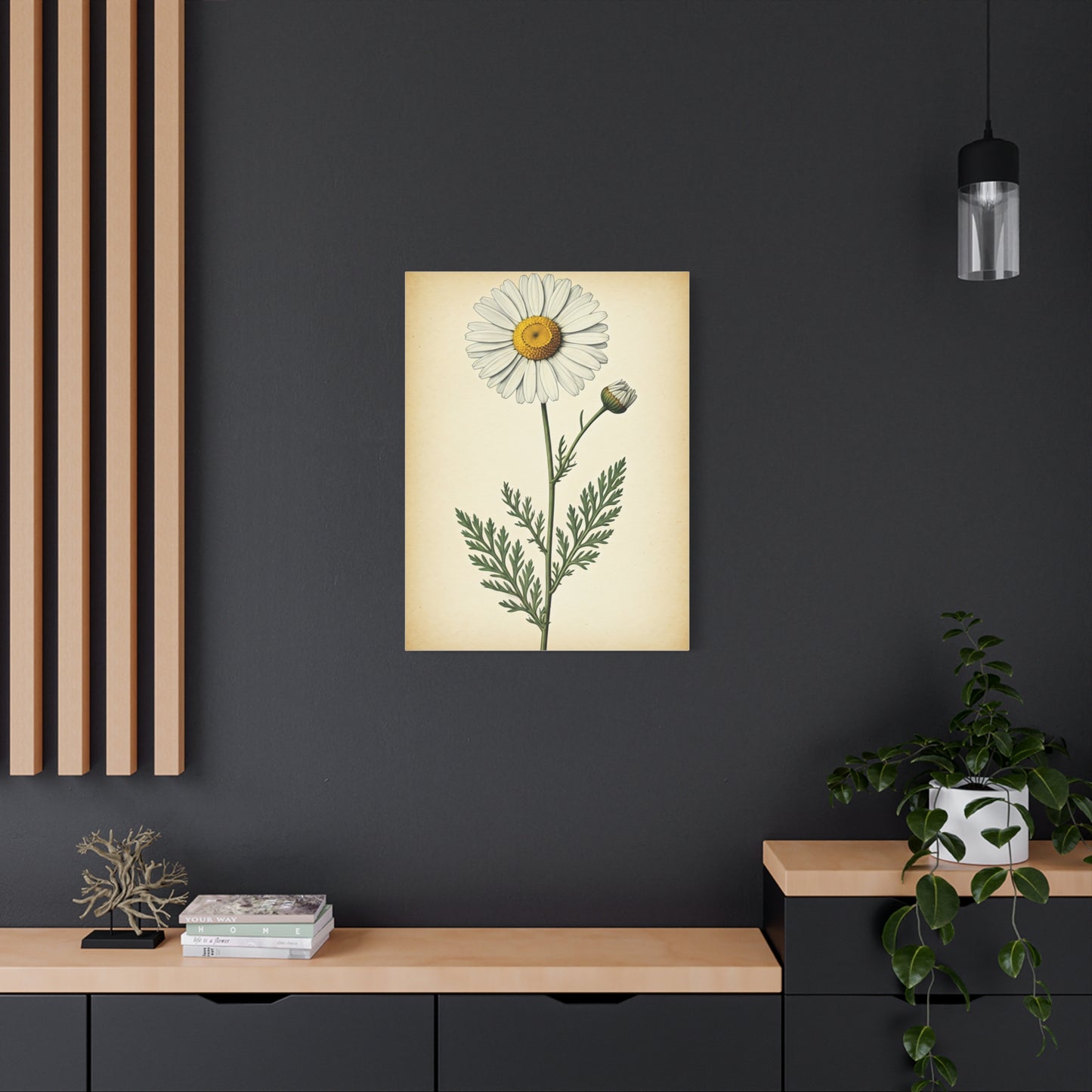 Wild Daisy Illustration Wall Art & Canvas Prints