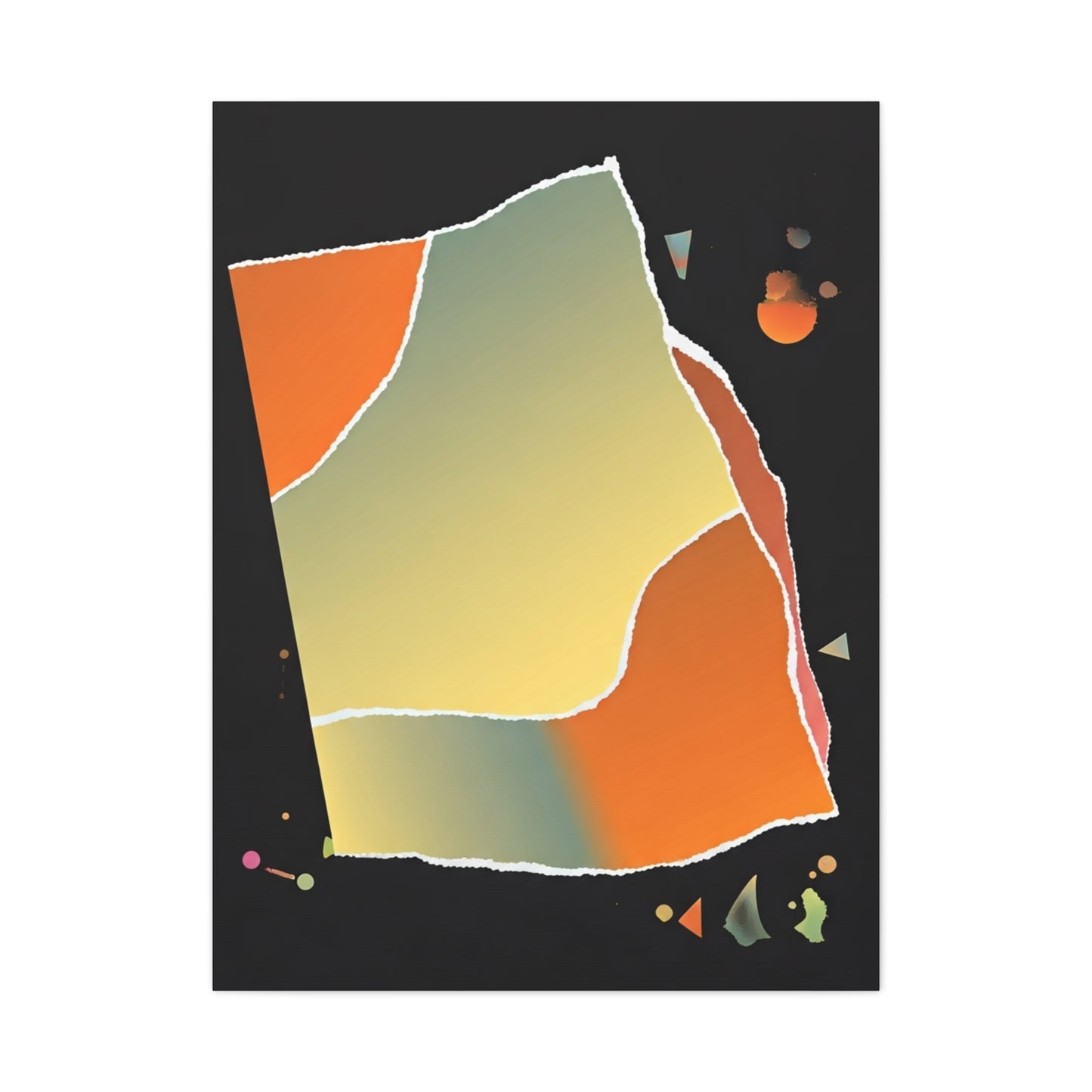 Fragmented Harmony Abstract Wall Art & Canvas Prints