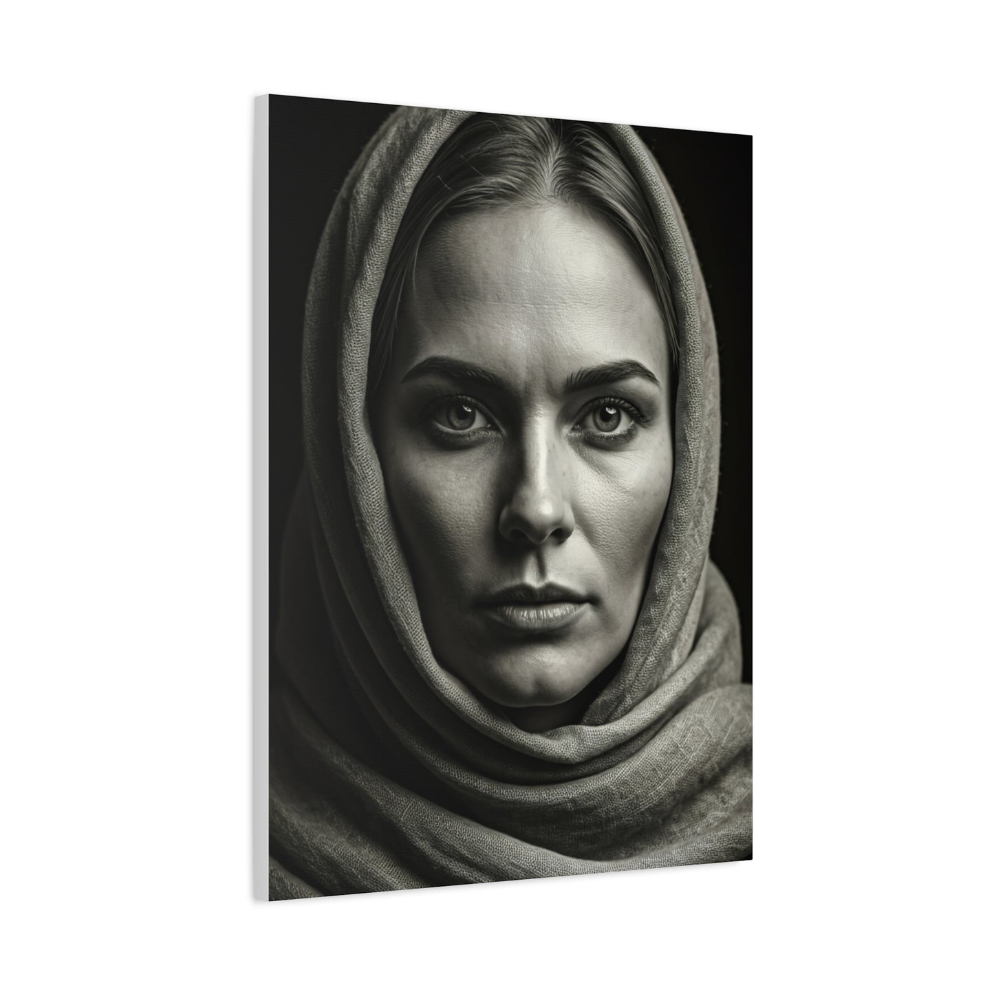 Veiled Woman with Calm Gaze Wall Art & Canvas Prints