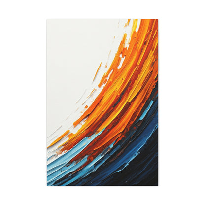 Flowing Warm Motion Abstract Wall Art & Canvas Prints