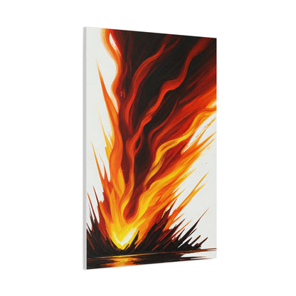Rising Flame Abstract Wall Art & Canvas Prints