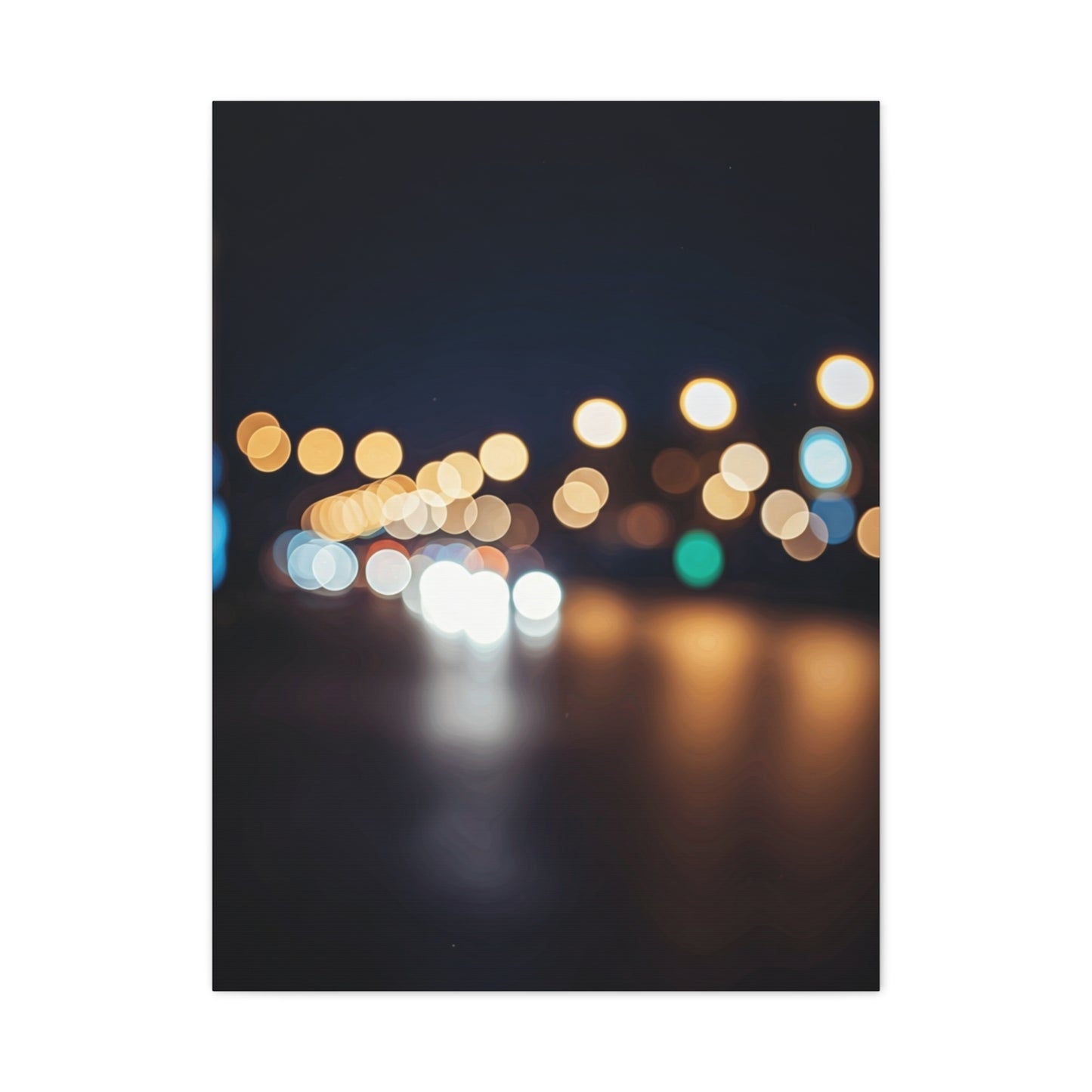 Abstract City Lights Bokeh Wall Art & Canvas Prints