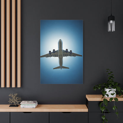 Airplane Ascent Into the Open Sky Wall Art & Canvas Prints