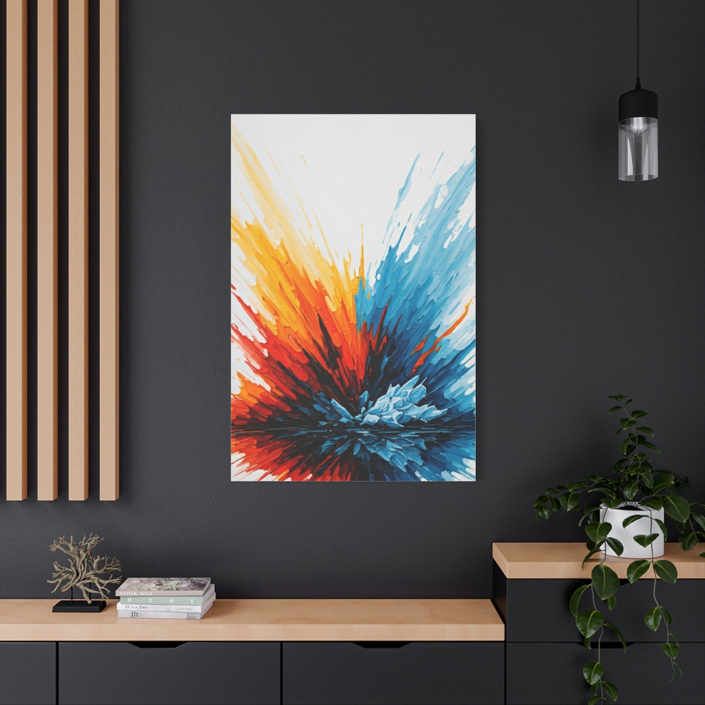 Vibrant Color Burst Abstract Wall Art & Canvas Prints