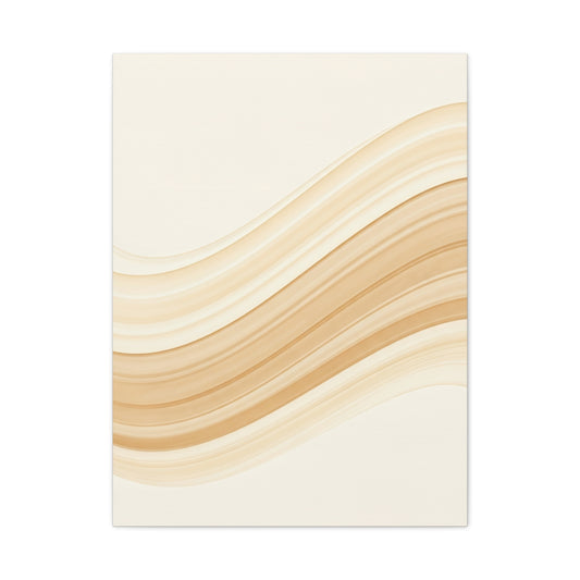 Golden Sand Flow Abstract Wall Art & Canvas Prints