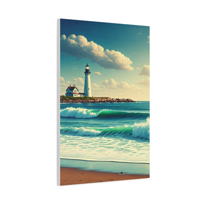 Lighthouse Waves Serenity Wall Art & Canvas Prints