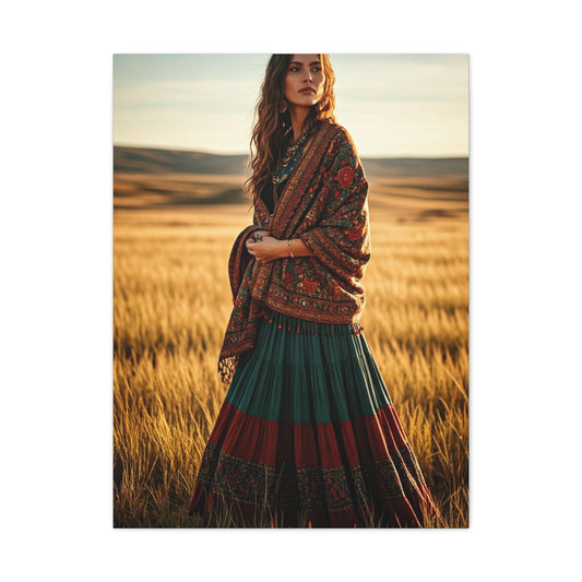 Golden Prairie Bohemian Muse Wall Art & Canvas Prints