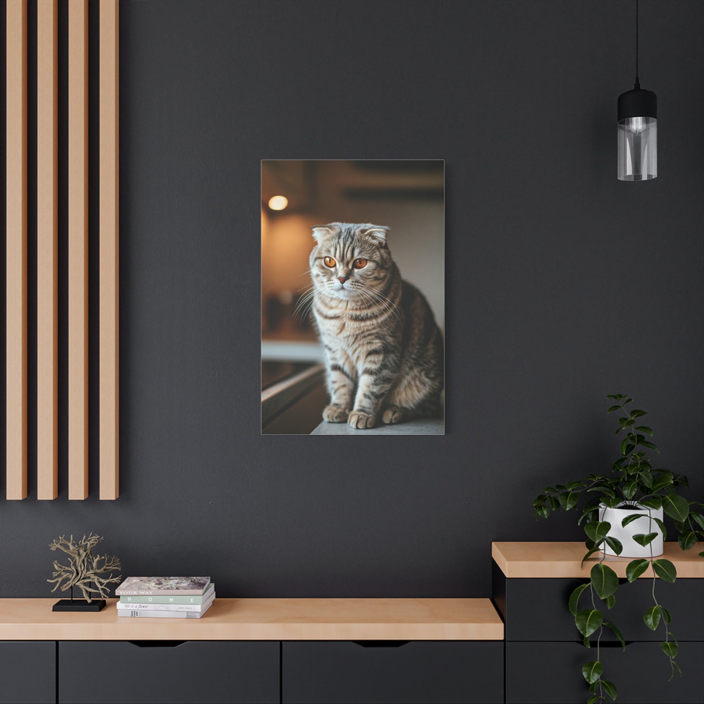 Golden Gaze Cat Wall Art & Canvas Prints