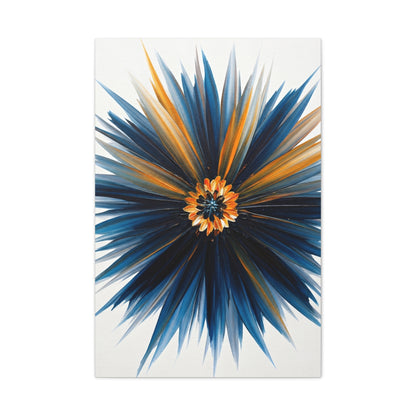 Midnight Bloom Radiance Abstract Wall Art & Canvas Prints