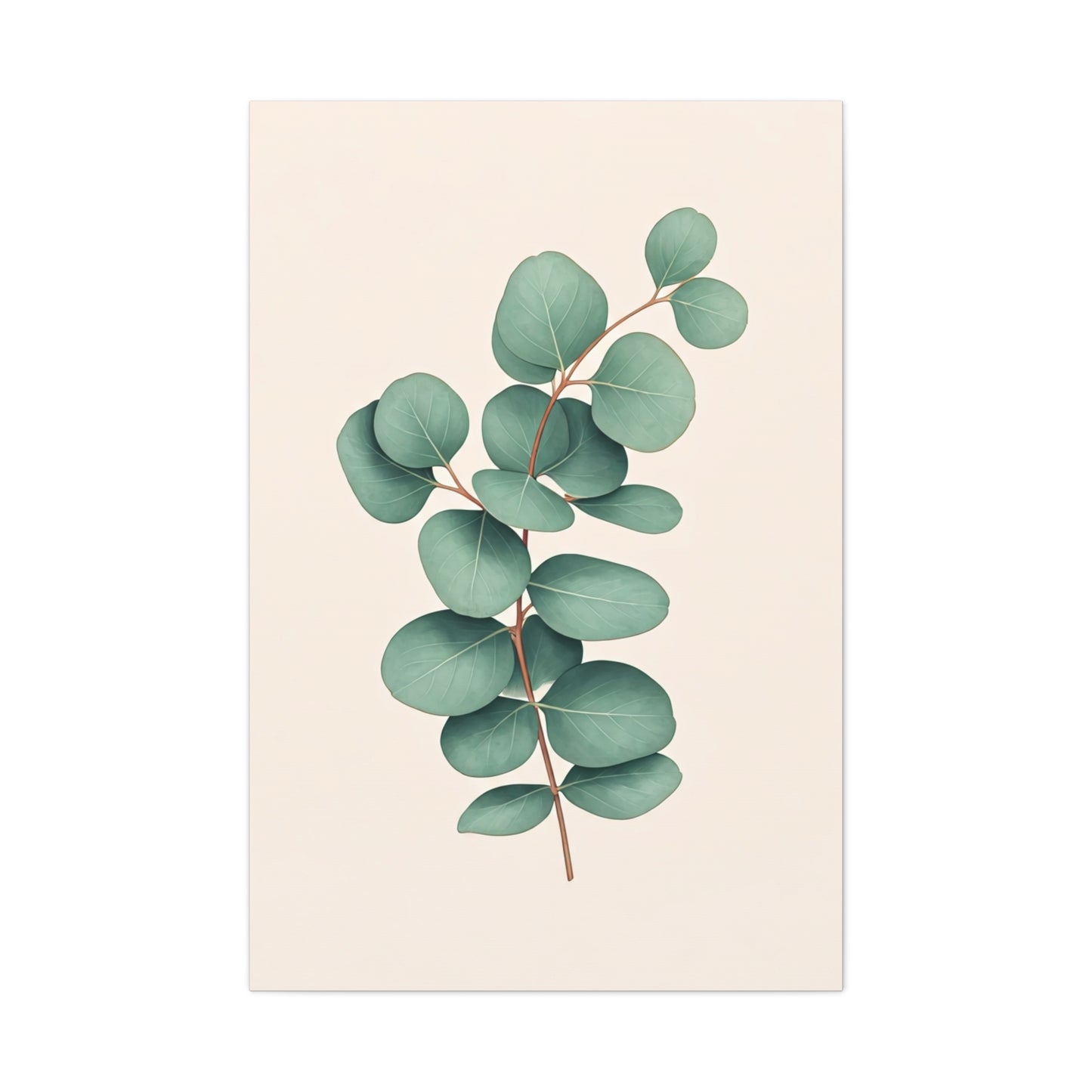 Eucalyptus Stem Soft Botanical Wall Art & Canvas Prints