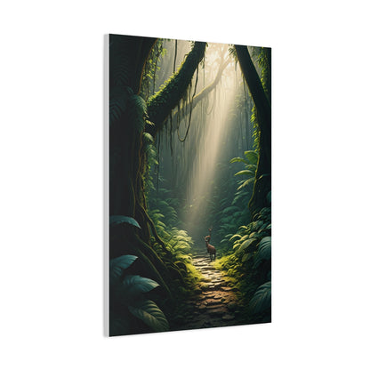 Jungle Pathway of Light Wall Art & Canvas Prints