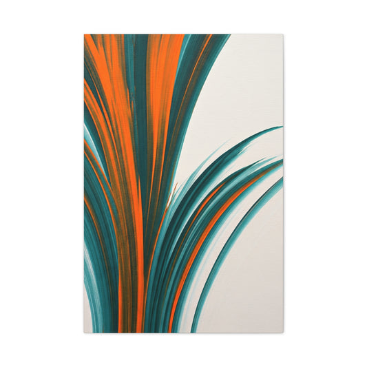 Vertical Flowing Arcs Abstract Wall Art & Canvas Prints