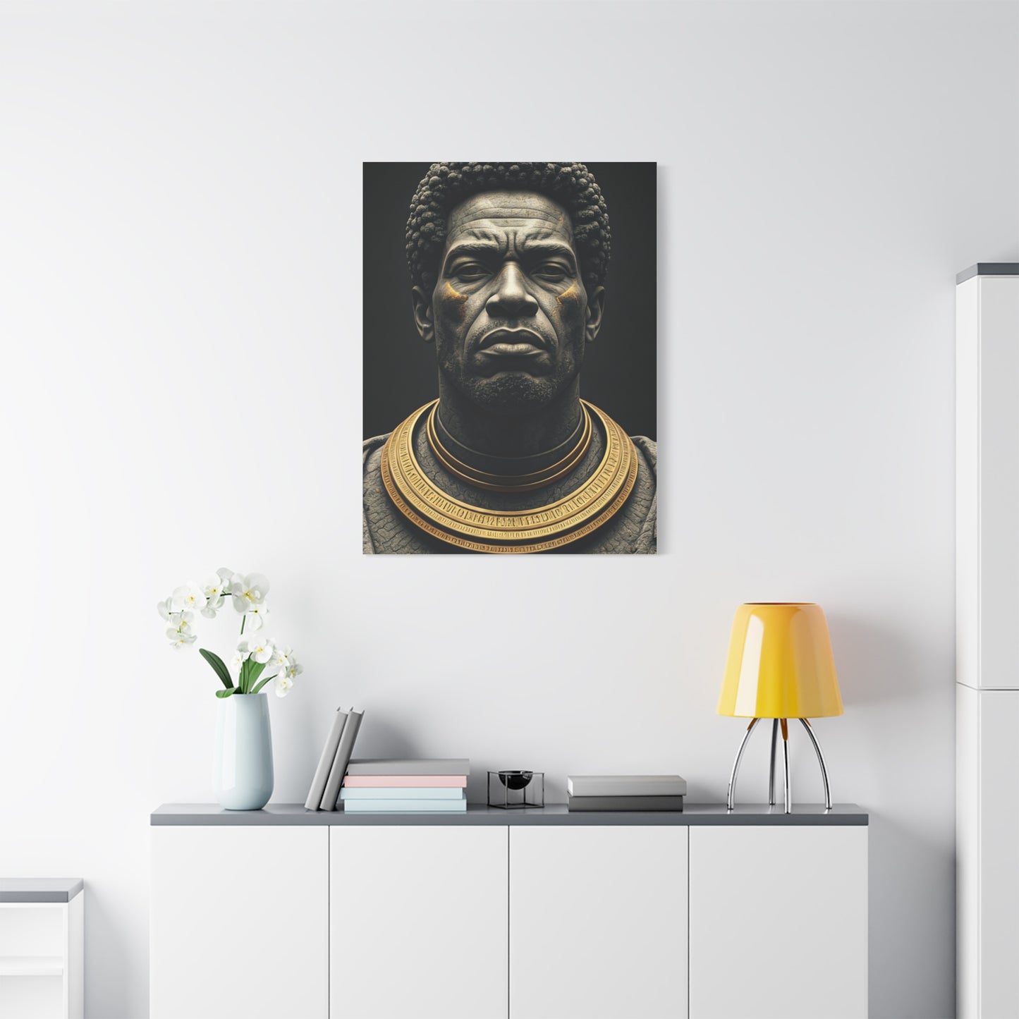 Stone Guardian Legacy Portrait Wall Art & Canvas Prints