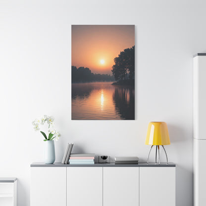 Sunrise Lake Reflection Wall Art & Canvas Prints