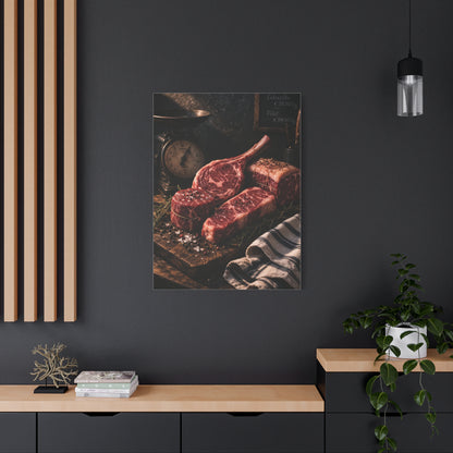 Premium Butcher Counter Steak Still Life Wall Art & Canvas Print