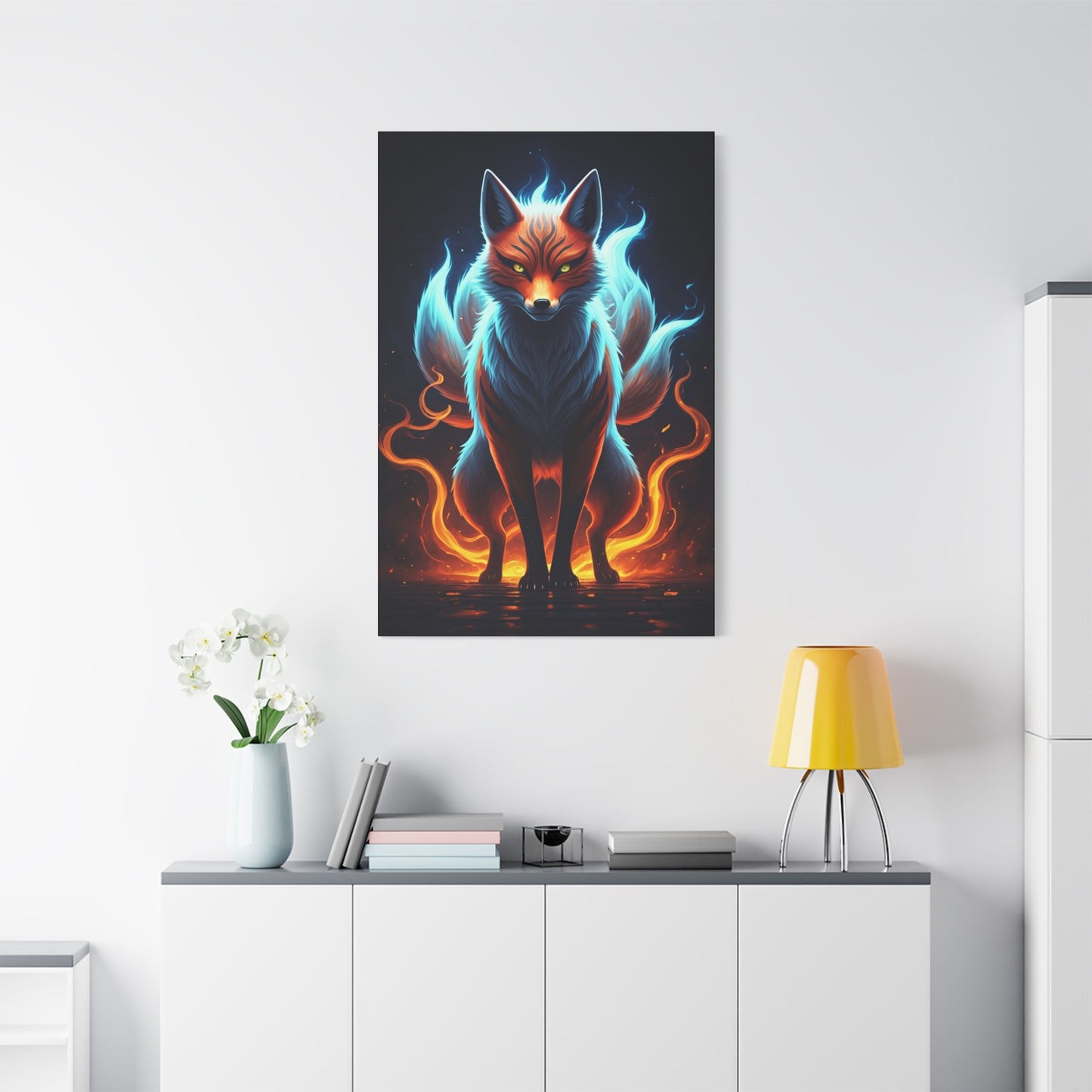 Spirit Flame Fox Wall Art & Canvas Prints