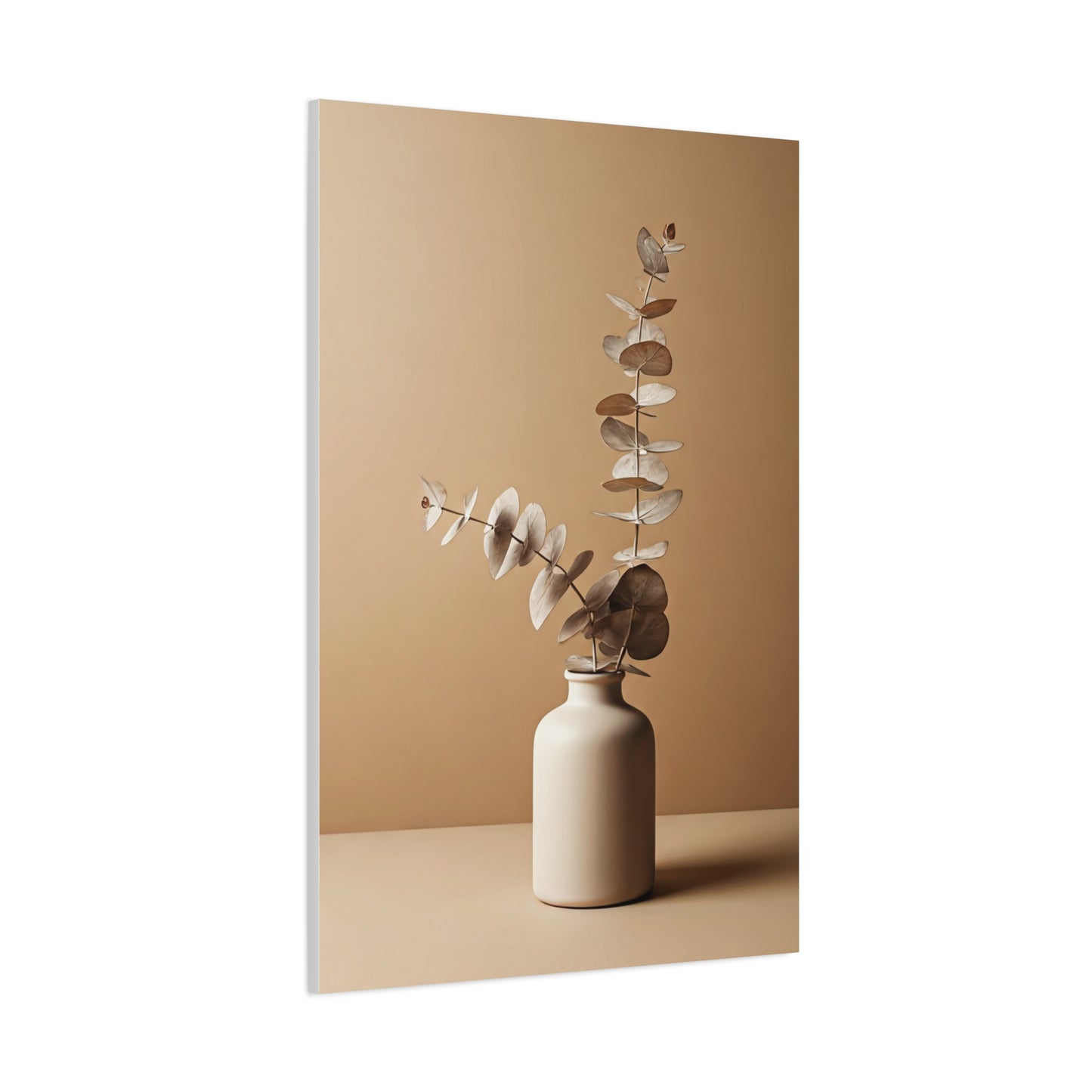 Eucalyptus Stem in Ceramic Vase Wall Art & Canvas Prints