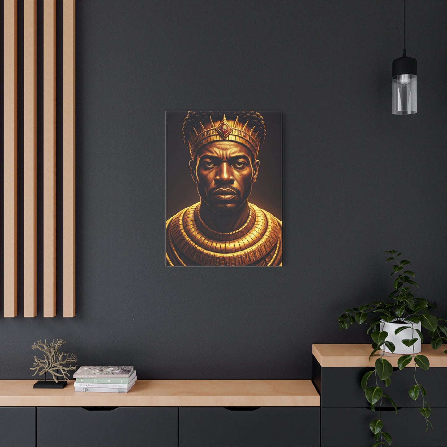 Golden Sovereign King Portrait Wall Art & Canvas Prints
