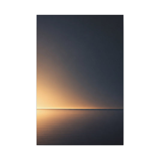 Golden Horizon Gradient Wall Art & Canvas Prints