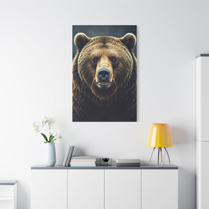 Golden Hour Bear in Pine Forest Wall Art & Canvas Prints