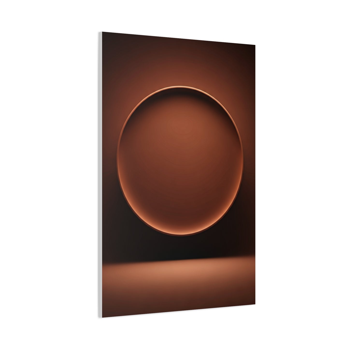 Luminous Bronze Sphere Minimal Wall Art & Canvas Prints
