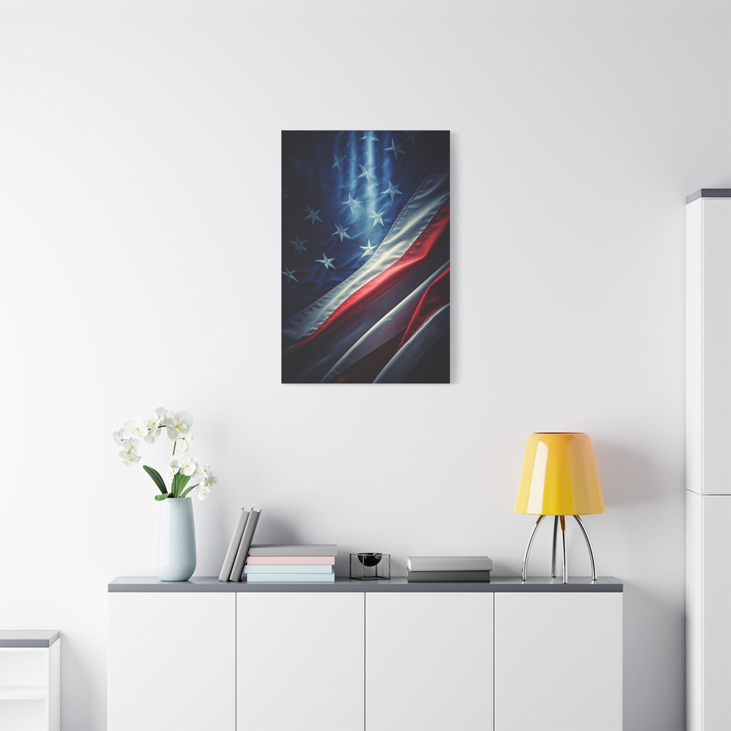 Lightning Freedom Flag Power Wall Art & Canvas Prints
