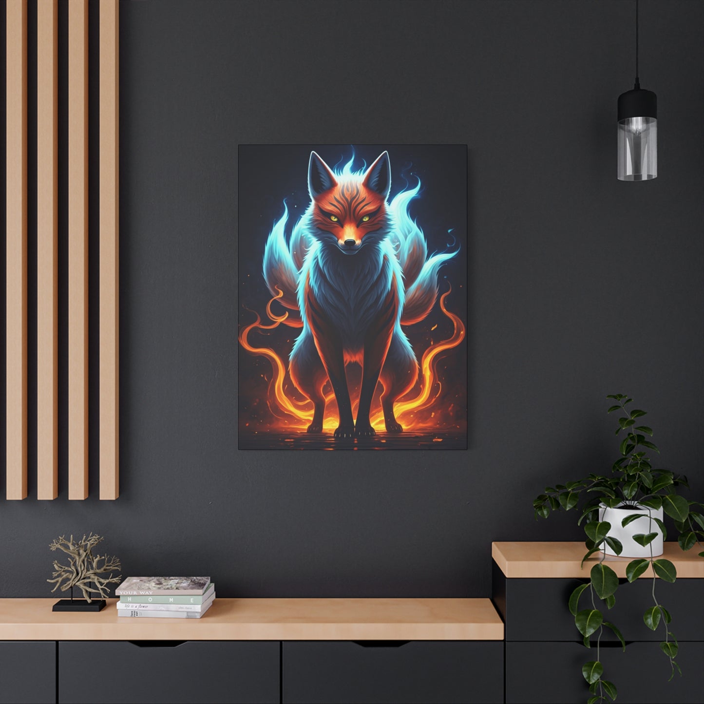 Spirit Flame Fox Wall Art & Canvas Prints