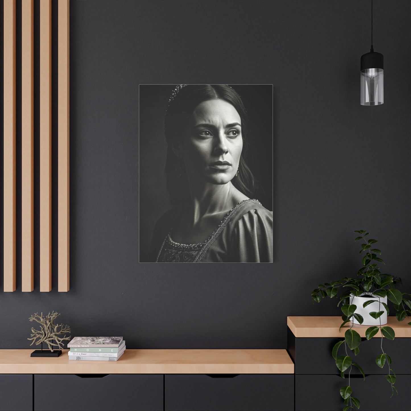 Quiet Grace Black & White Portrait Wall Art & Canvas Prints