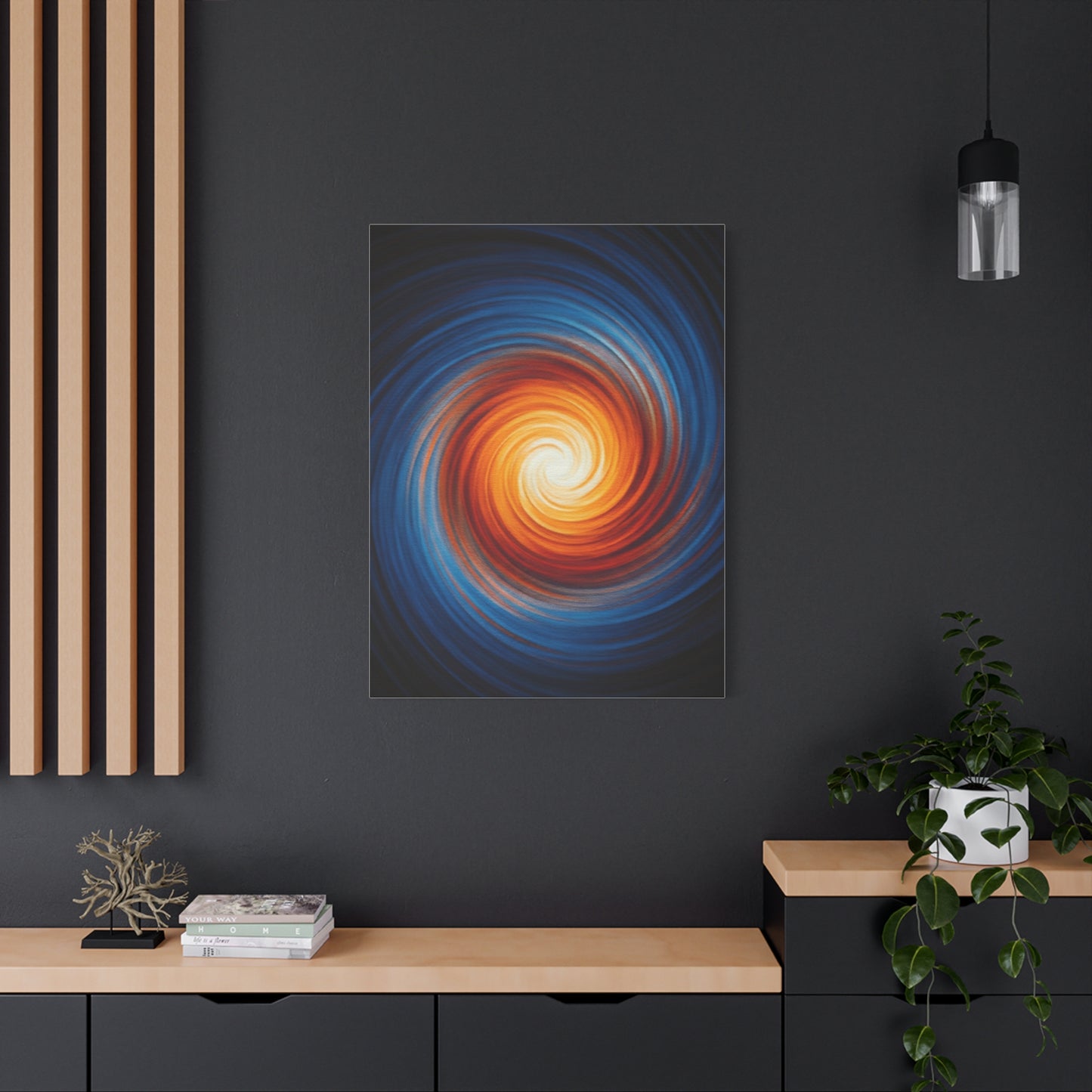 Swirling Light Vortex Abstract Wall Art & Canvas Prints
