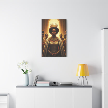 Golden Rain Regal Woman Wall Art & Canvas Prints