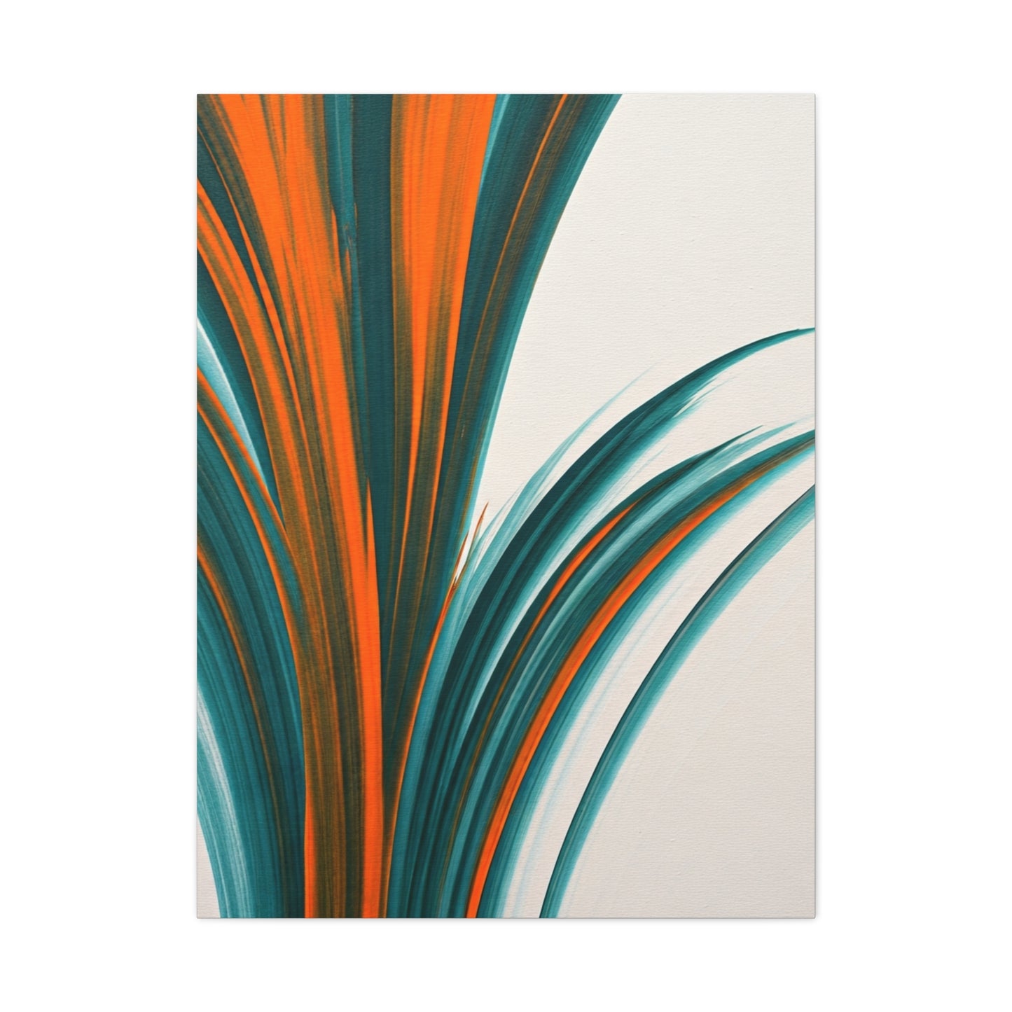 Vertical Flowing Arcs Abstract Wall Art & Canvas Prints