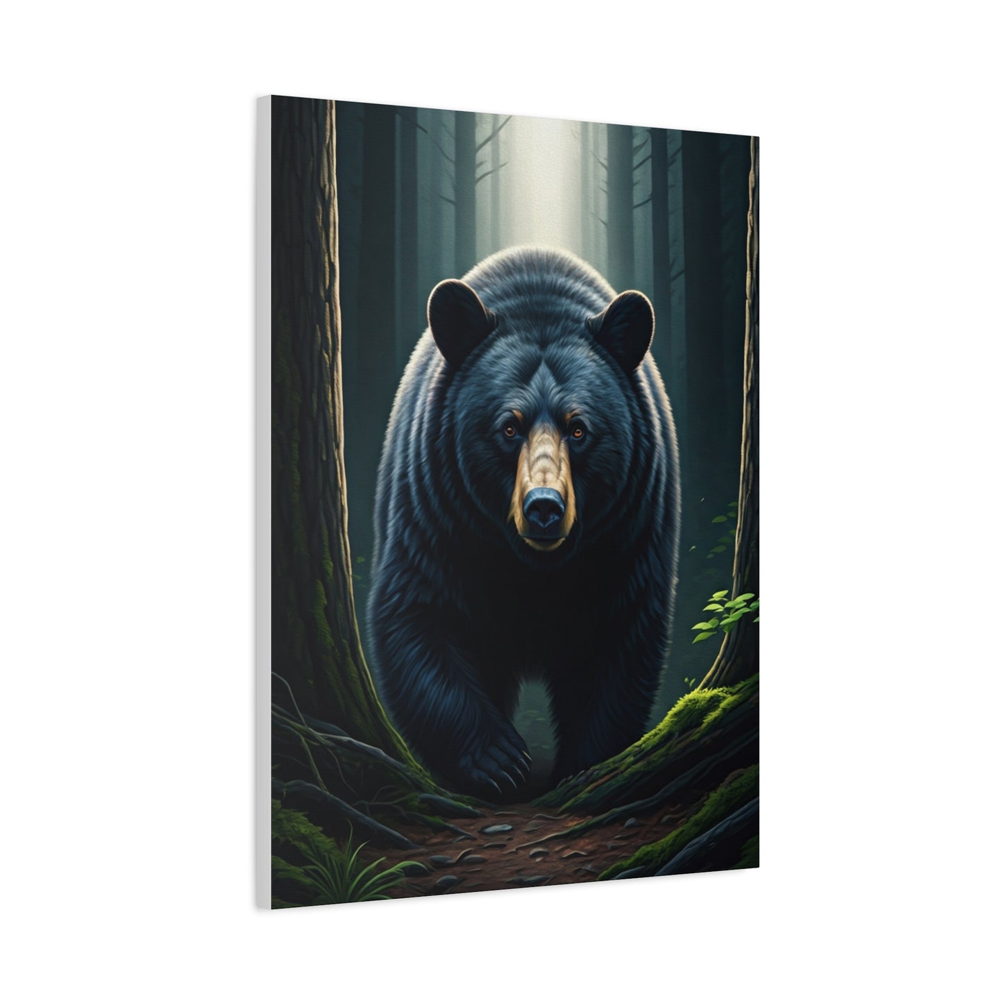 Forest Path Guardian Bear Wall Art & Canvas Prints