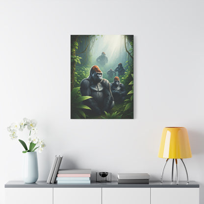 Jungle Guardians Gorilla Family Wall Art & Canvas Prints