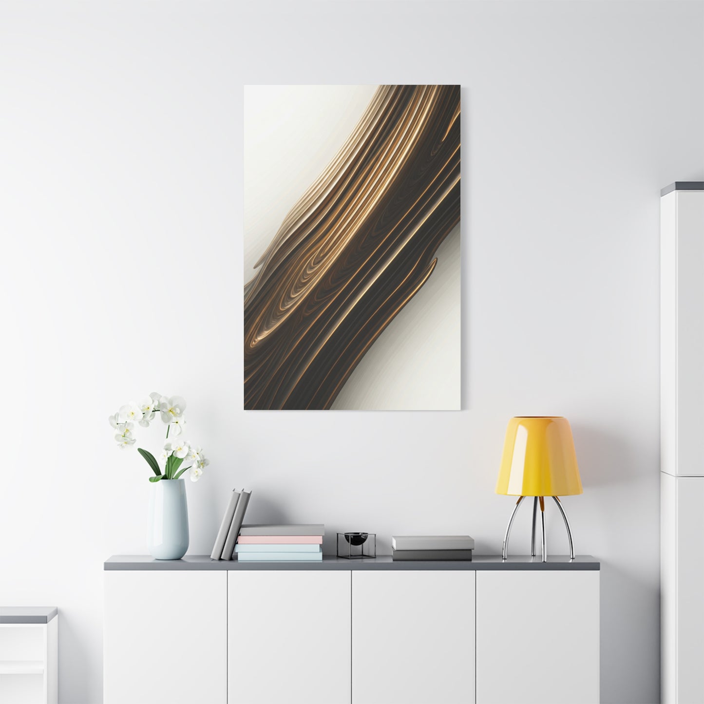 Golden Drift Flow Wall Art & Canvas Prints