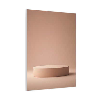 Soft Round Pedestal Minimal Display Wall Art & Canvas Prints