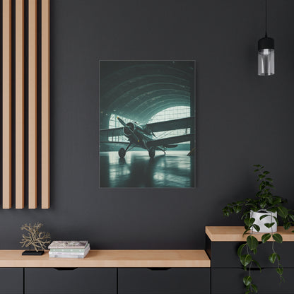 Modern Hangar Aircraft Silence Wall Art & Canvas Prints