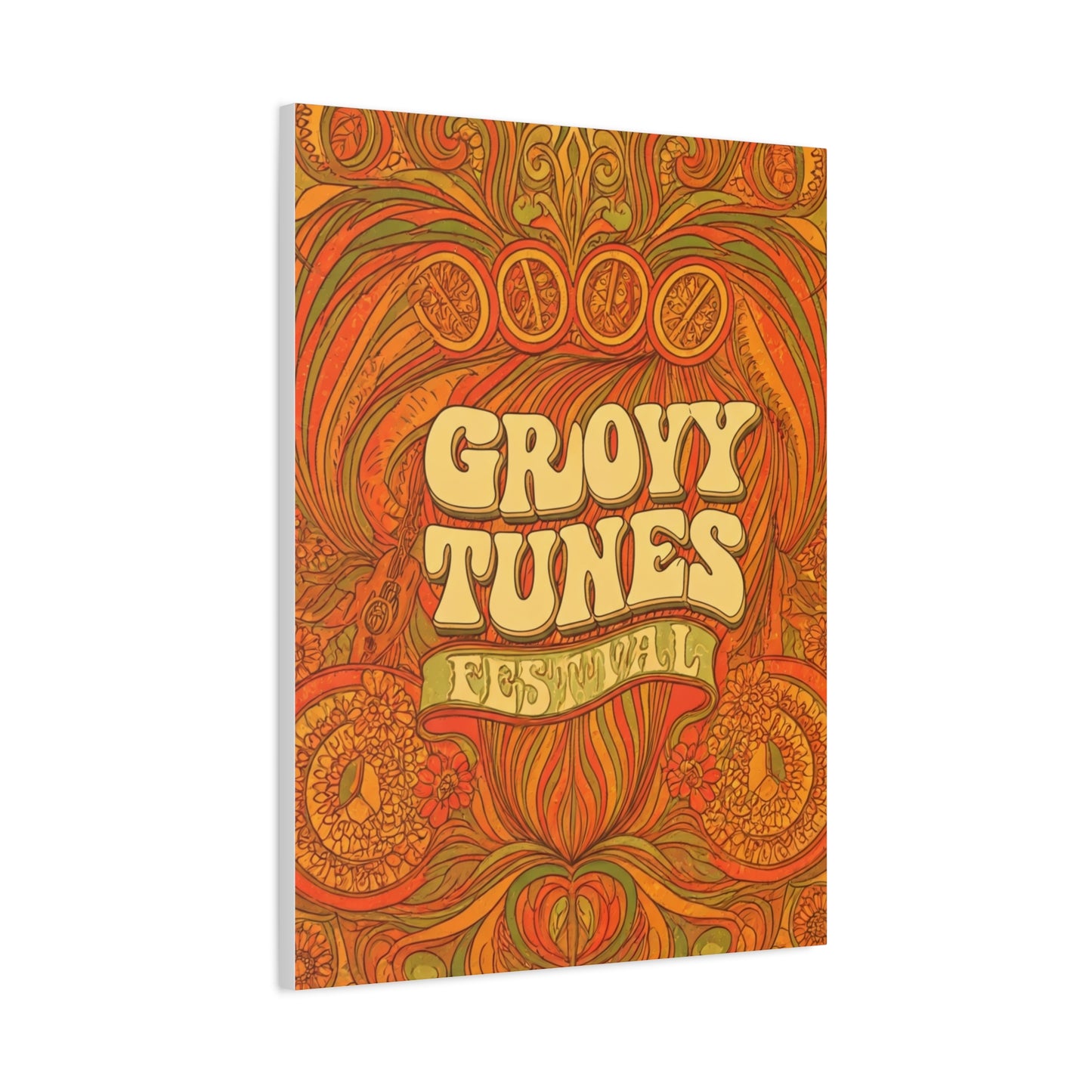 Groovy Tunes Festival Wall Art & Canvas Prints