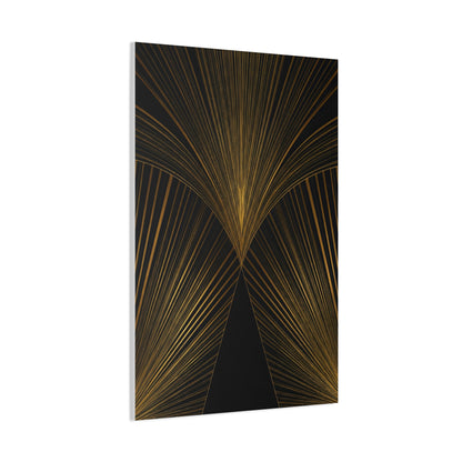Golden Radiance Arc Deco Wall Art & Canvas Prints