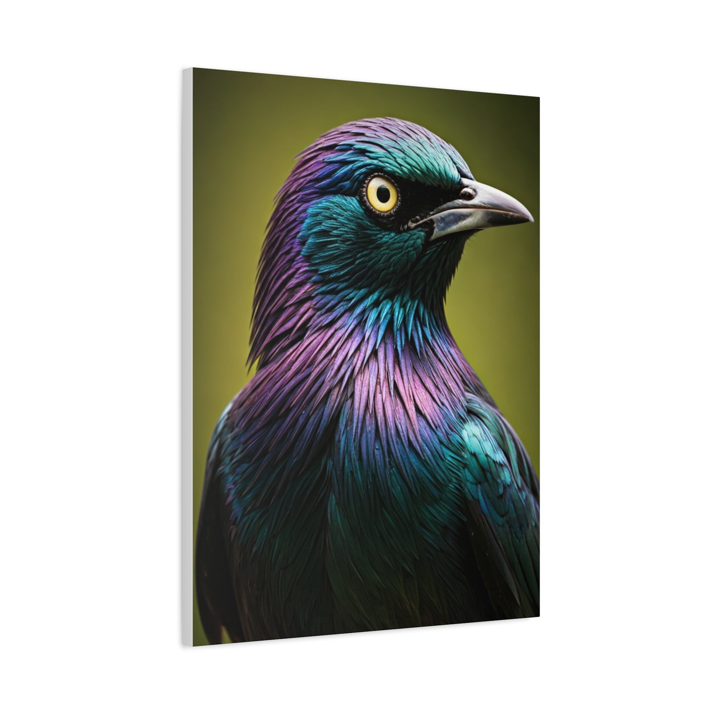 Iridescent Pigeon Portrait Wall Art & Canvas Prints